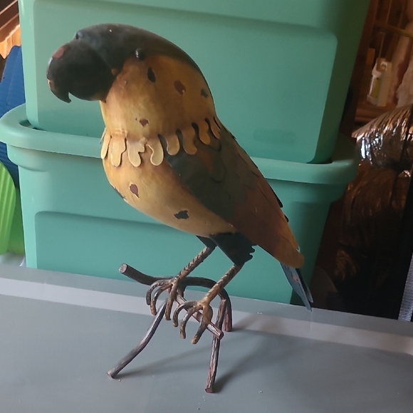 Other - Decorative Metal Bird Sculpture - Brown and Black